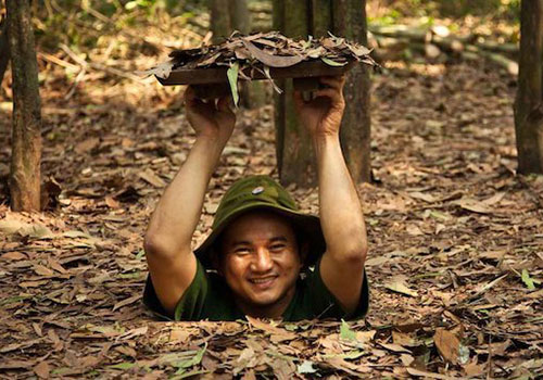 Entrance and exit gate of Cu Chi Tunnels tour from Ho Chi Minh City