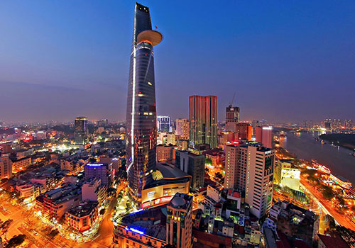 Skydeck in Bitexco Tower - Ho Chi Minh City tour