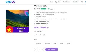 gigago esim vietnam