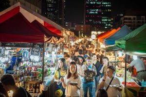 night markets in bangkok